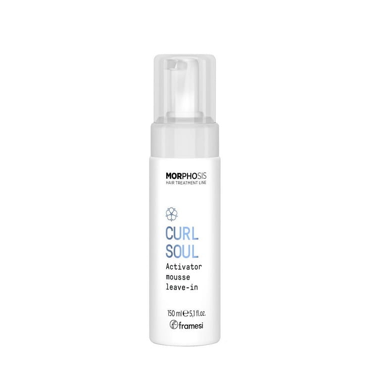 Пенка для локонов Framesi Morphosis Curl Soul Activator Mousse несмываемая, для вьющихся волос, 150 мл